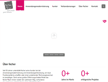 Tablet Screenshot of fecher.de